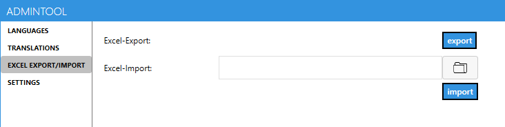 Einfache Sprach-Auswahl